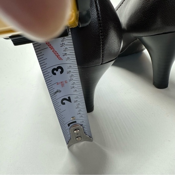 AEROSOLES Envy Heels Shoes Women's Size 8 M Dark Brown Leather Career Office - Picture 11 of 11